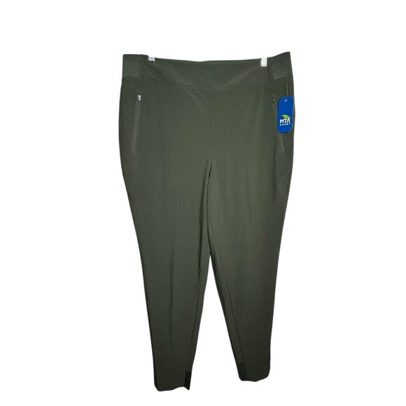 MTA Sport womens size XL fast dry army green pants - Picture 1 of 9
